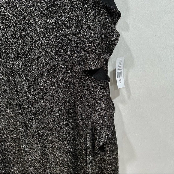 Glamour Nights Black and Gold formal evening gown dress 8P - Picture 4 of 9